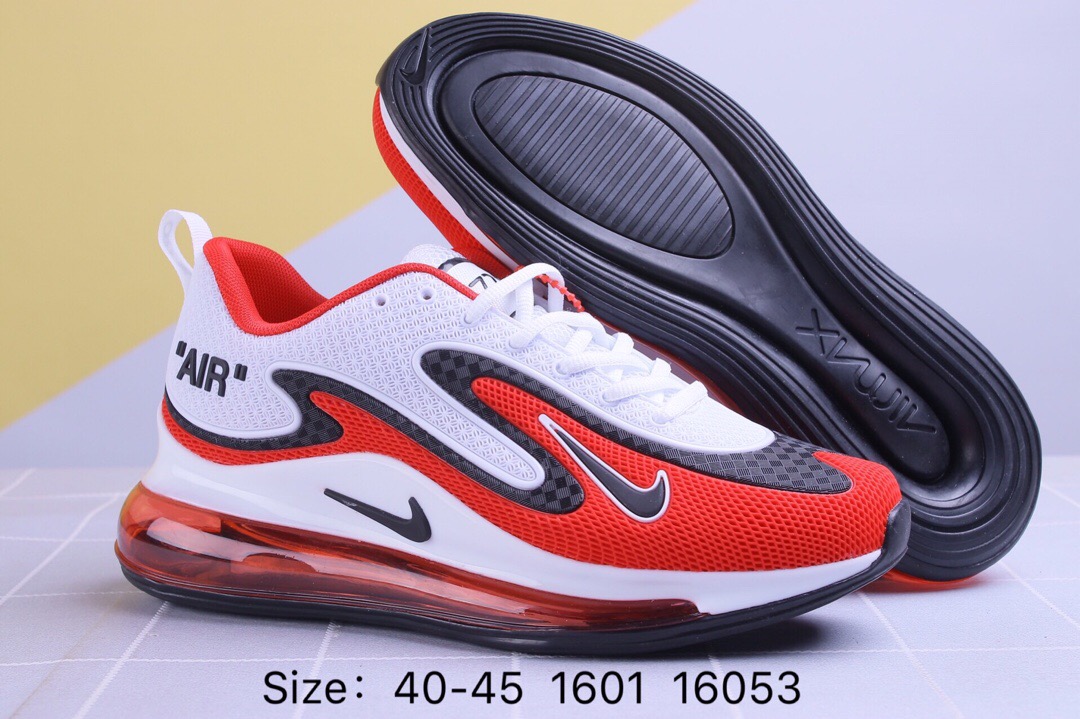 Nike Air Max 720 Plastic White Red Black Shoes